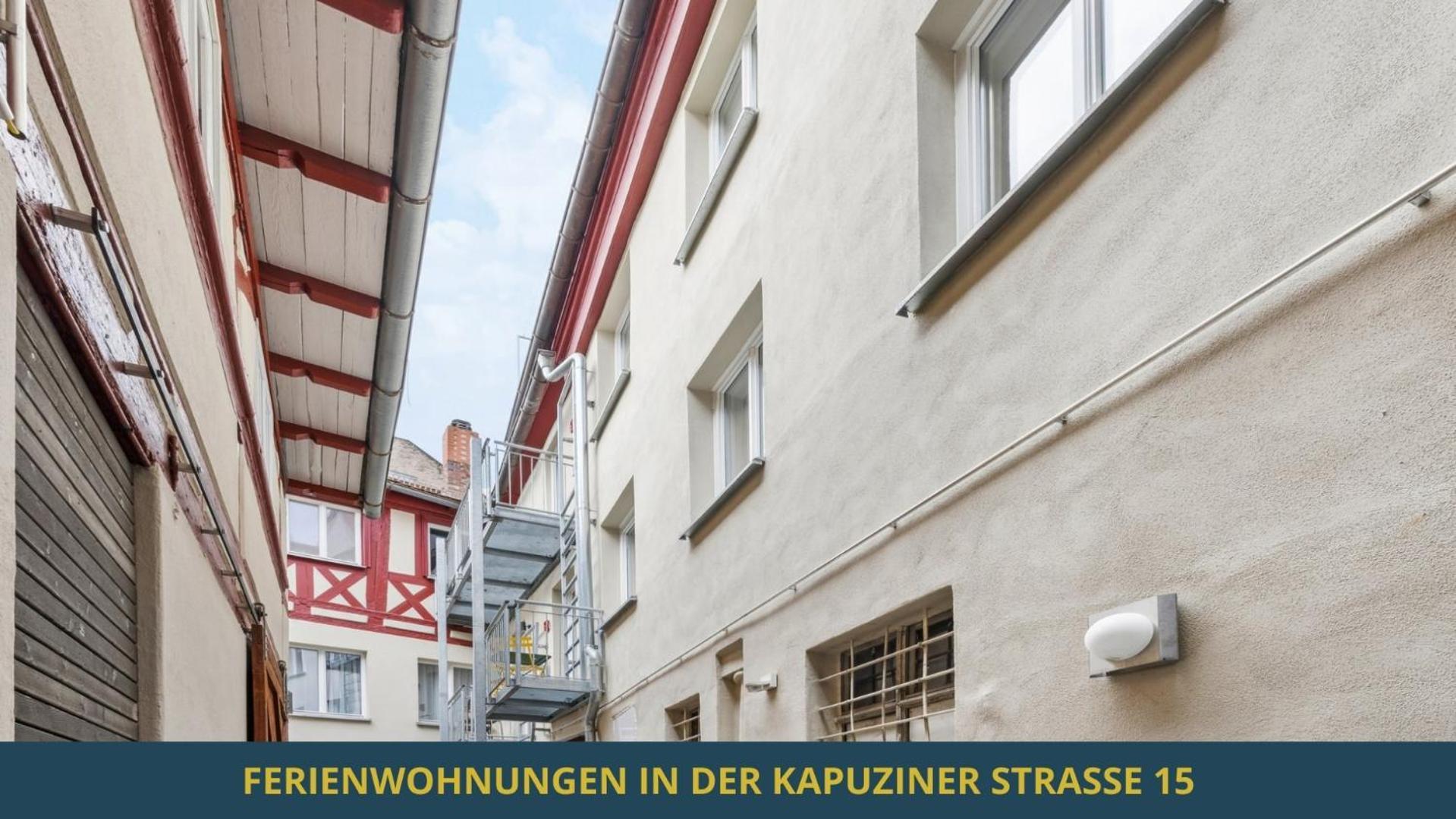 Neu Kapapart15 - 6 Schoene Fewos Mit Einbaukueche, Bad Und Balkon In Der Altstadt Auf Bambergs Insel 外观 照片